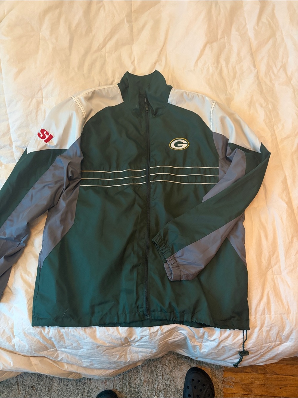 Reebok Green Bay Packers Windbreaker from Sports Illustrated